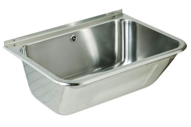 Alva Varia Waschtrog Edelstahl Matt – 65,5 x 53 cm
