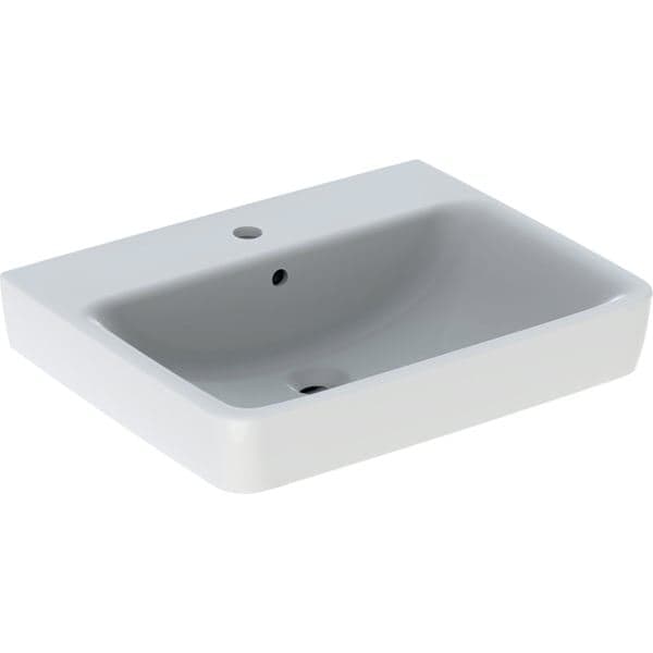 Geberit Renova Plan Waschtisch 60 cm – mit Hahnloch und Überlauf