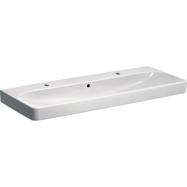 Geberit Smyle Waschtisch 120cm m. Hahnloch / ohne KeraTect