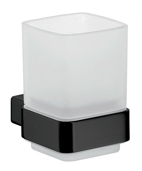 Emco loft Glashalter Kristallglas – Wandmodell Schwarz