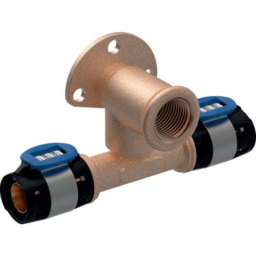 Geberit FlowFit T-Anschlusswinkel G90 abgesetzt L5.2, D20-RP1/2-D20