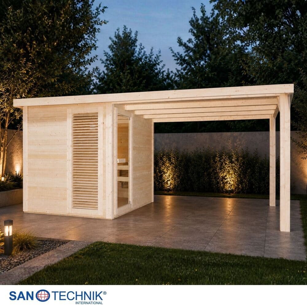 Sanotechnik Rauma Outdoor Sauna 4-5 P. 460 x 230 x 219,5 cm