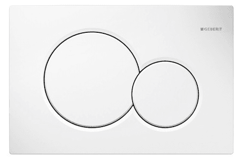 Geberit Sigma01 Drückerplatte – 2-Mengen-Spülung, rund