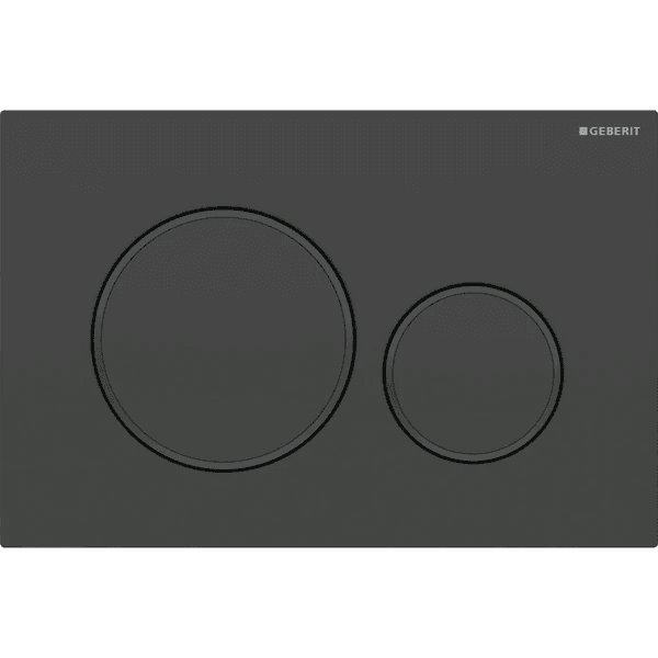 Geberit Sigma20 Drückerplatte schwarz matt – Easy-to-Clean
