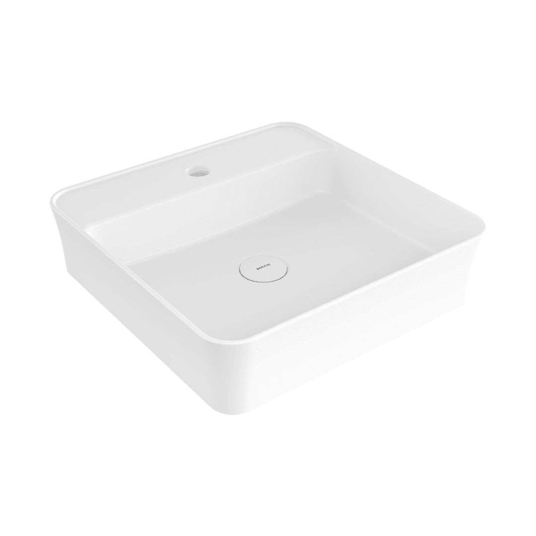 Bocchi Sottile Slim Line Aufsatzwaschtisch 45x45cm