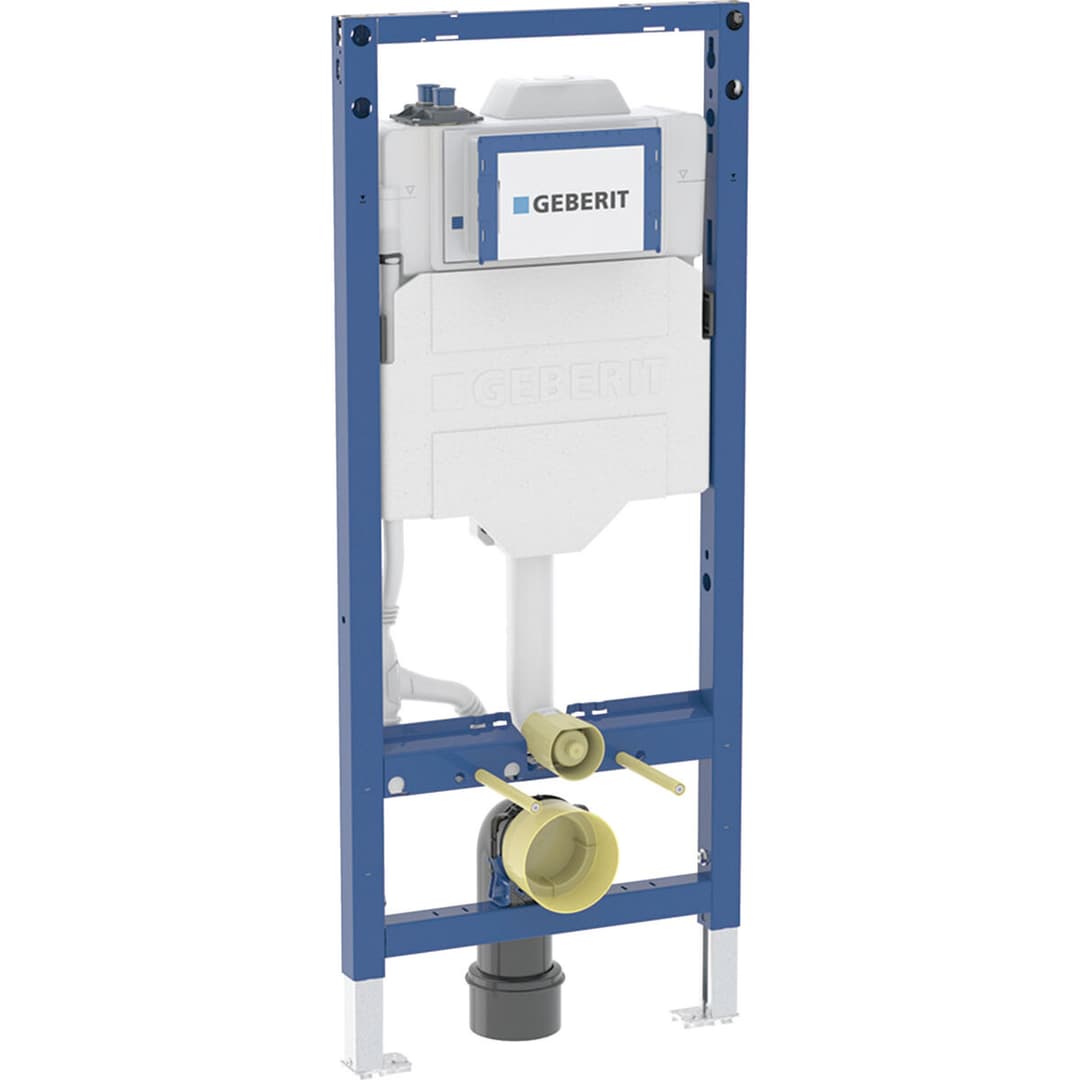 Geberit Duofix WC-Element mit HS30 Hygienspülung, 2x Wasseranschlüsse