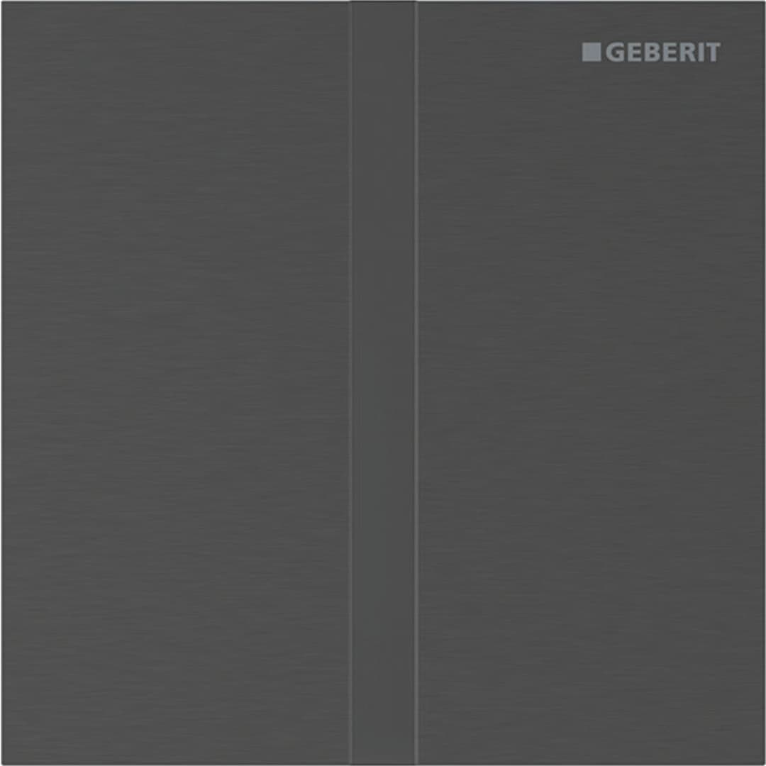 Geberit Abdeckplatte Urinalsteuerung Typ 40 Netz IR, square, ESt schwarz chrom