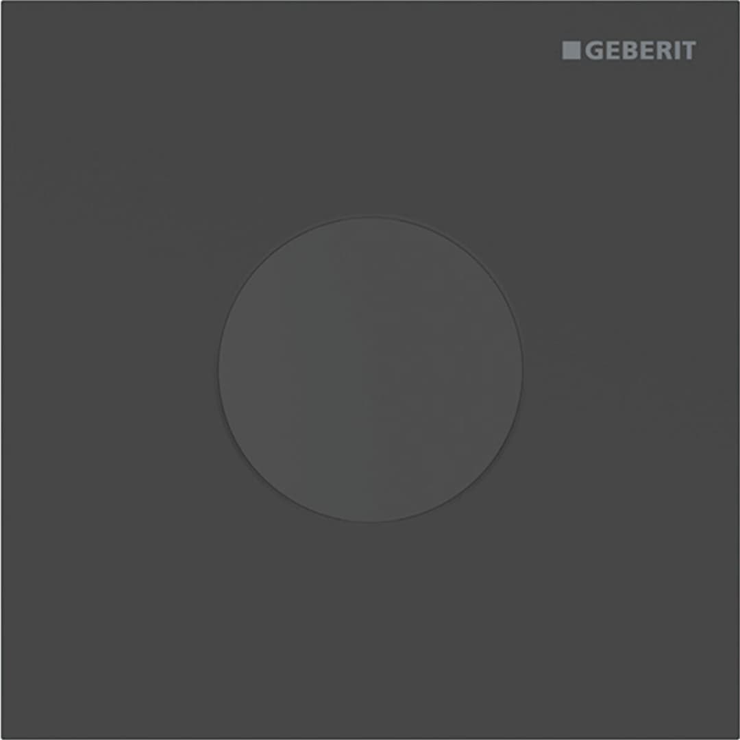 Geberit Abdeckplatte Urinalsteuerung Typ 40 Netz IR, round, Edelstahl schwarz matt