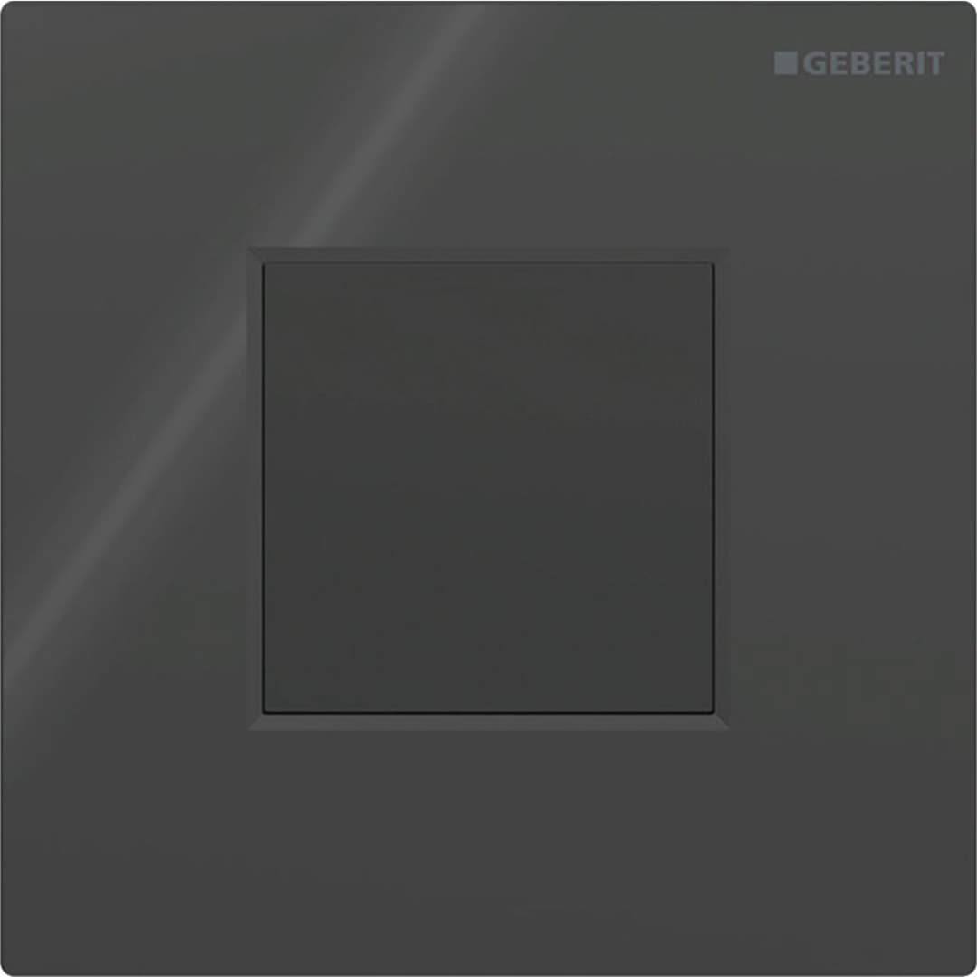 Geberit Abdeckplatte Urinalsteuerung Typ 01 Netz IR, square, tiefschwarz