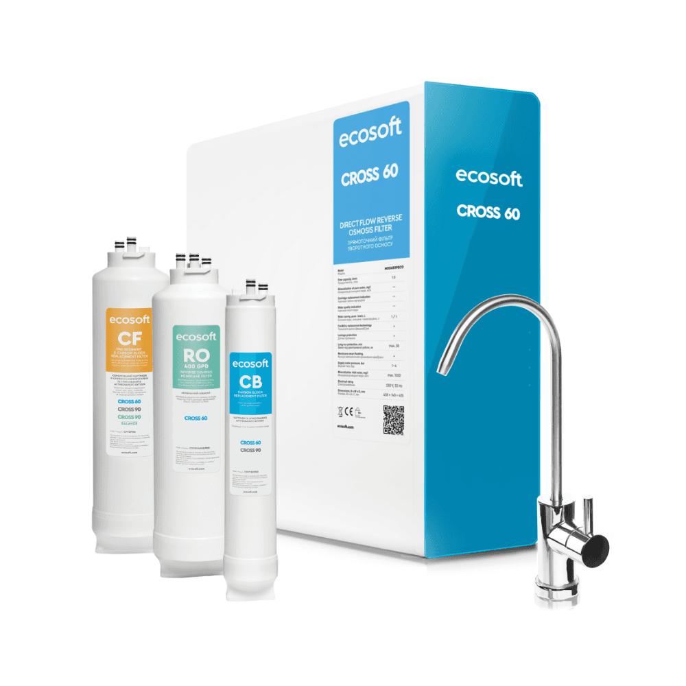 CROSS 60 Direktfluss-Umkehrosmosefilter – Reines Trinkwasser ohne Tank