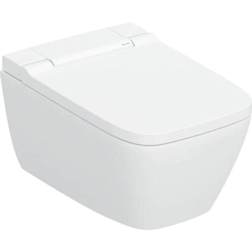 Geberit AquaClean Sela Square – Dusch-WC Komplettanlage weiß-alpin
