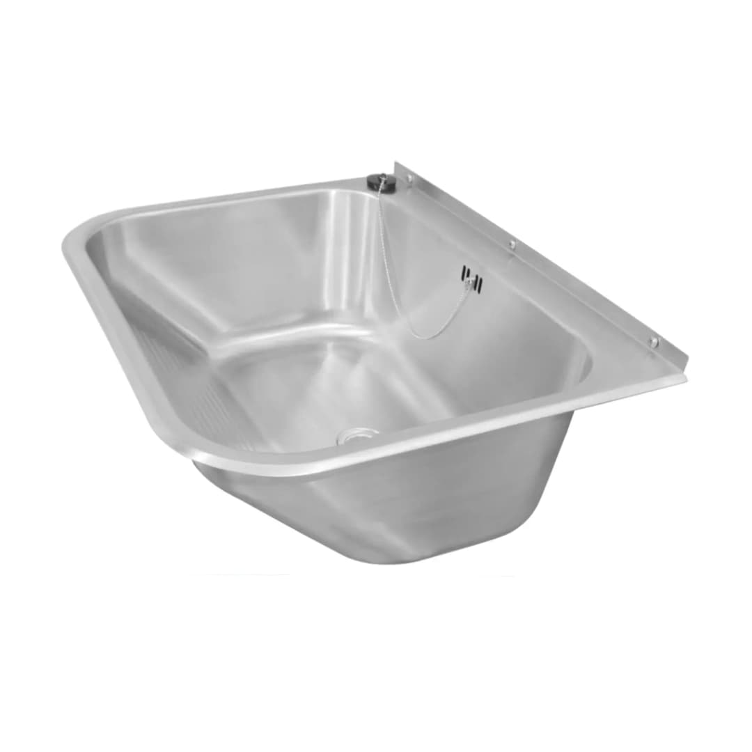 Heberhard Edelstahl Waschtrog SOLID 650x535 – Robust & Langlebig