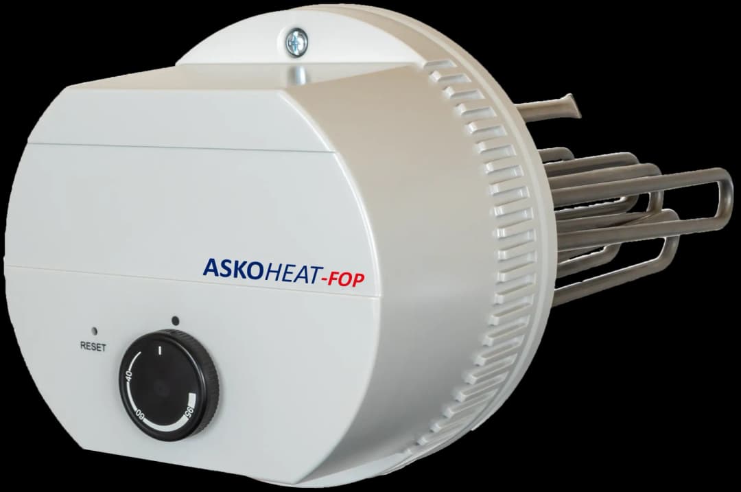 Askoma ASKOHEAT-FOP – Flansch-Heizkörper für Pufferspeicher