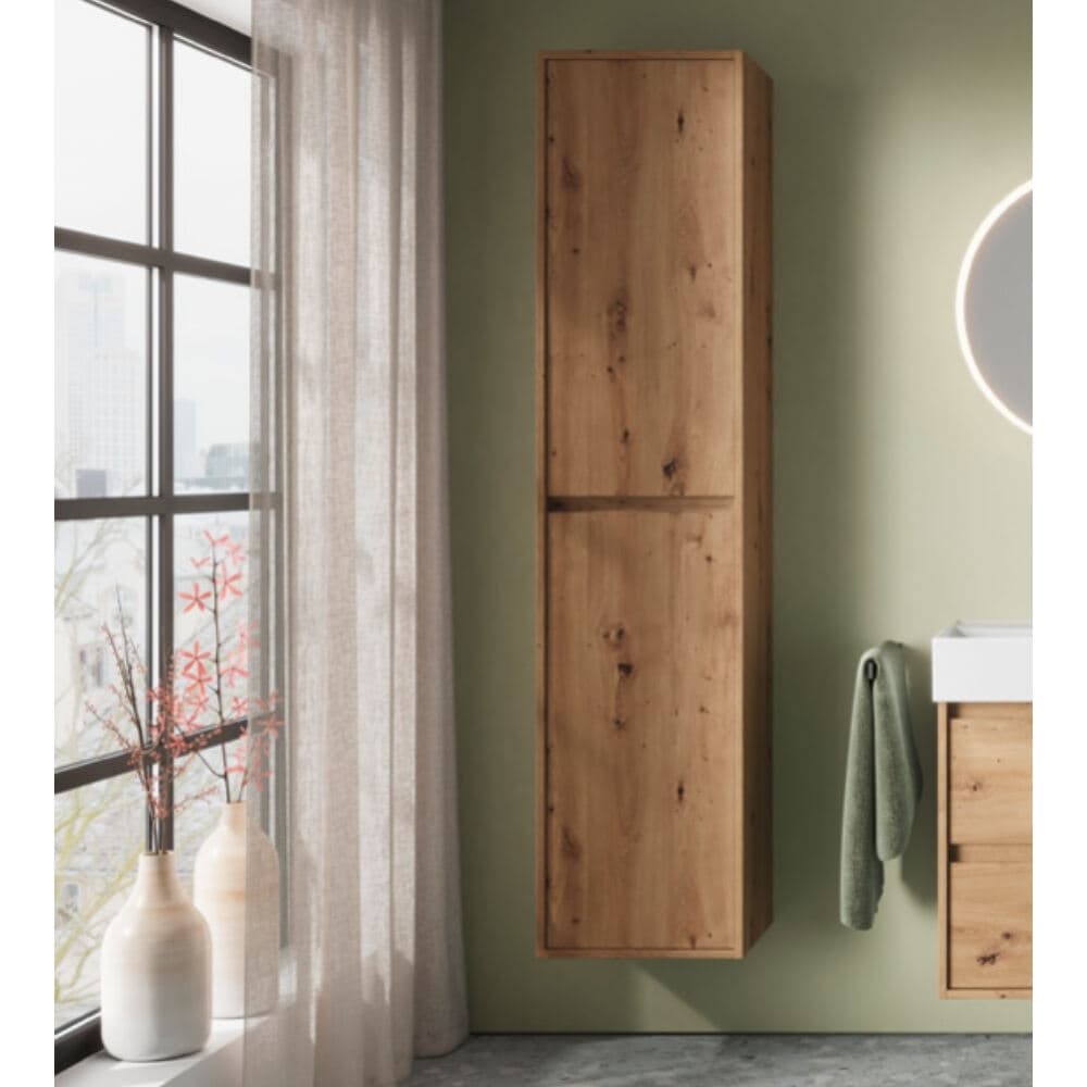 Burgbad Devio Hochschrank, Eiche Dekor Urban