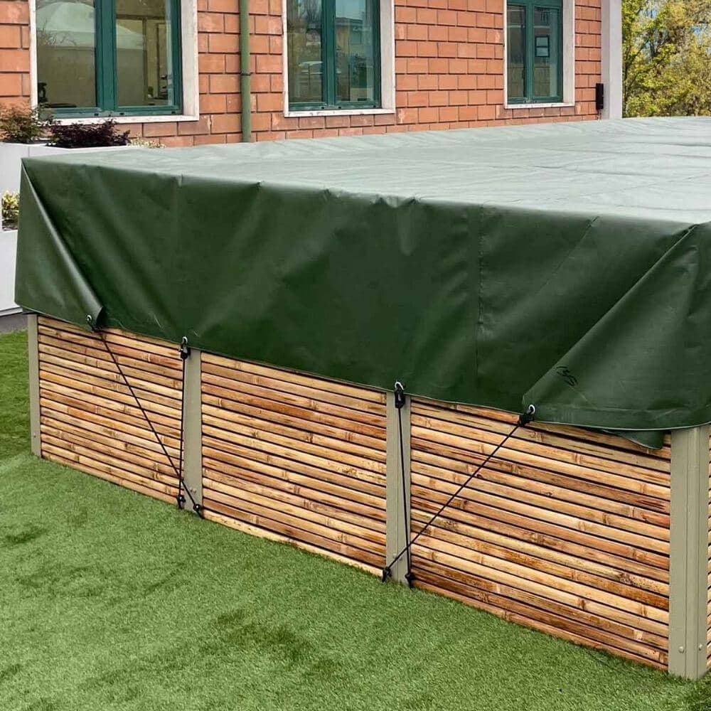 Winter Poolabdeckung für Piscine Laghetto Antea Garten Pool 2x5