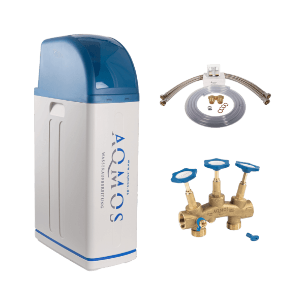AQMOS R2D2-48 Wasserenthärtungsanlage – Komplett-Set für 5–7 Personen