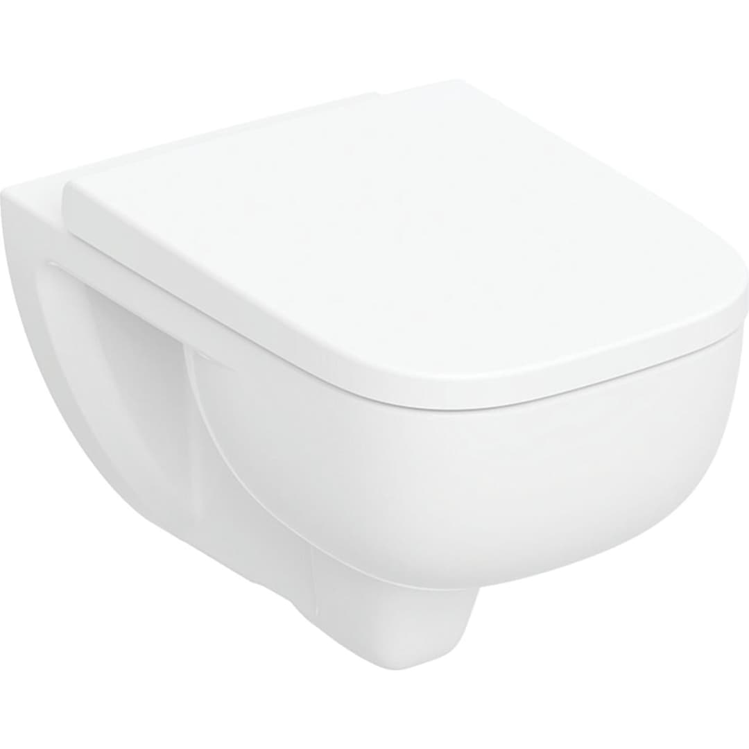 Geberit Renova Plan Wand-WC-Set TurboFlush, 54 cm – Weiß