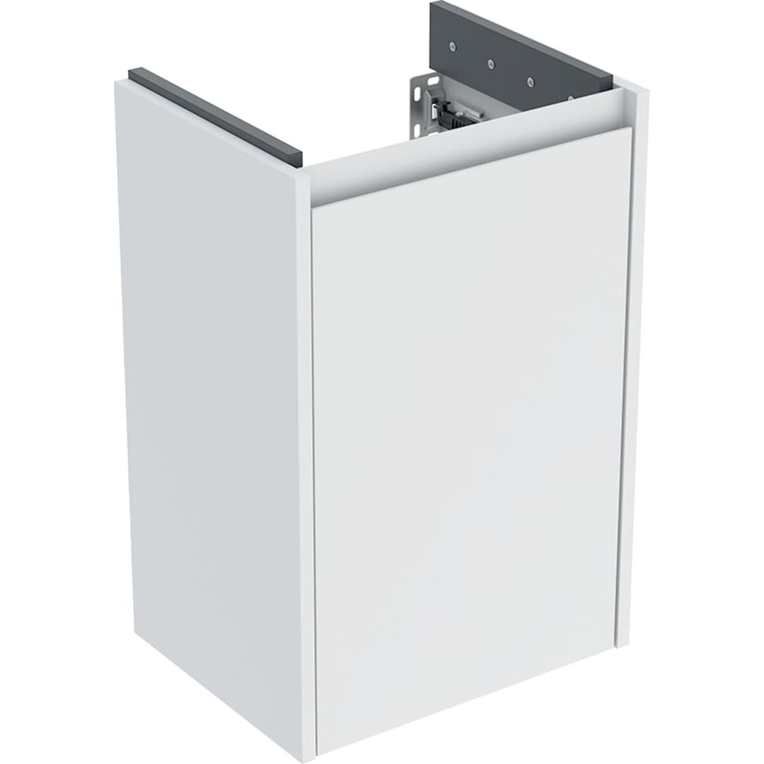 Geberit Renova Plan Handwaschbecken-Unterschrank, 1 Tür – 45 cm, Weiß seidenmatt