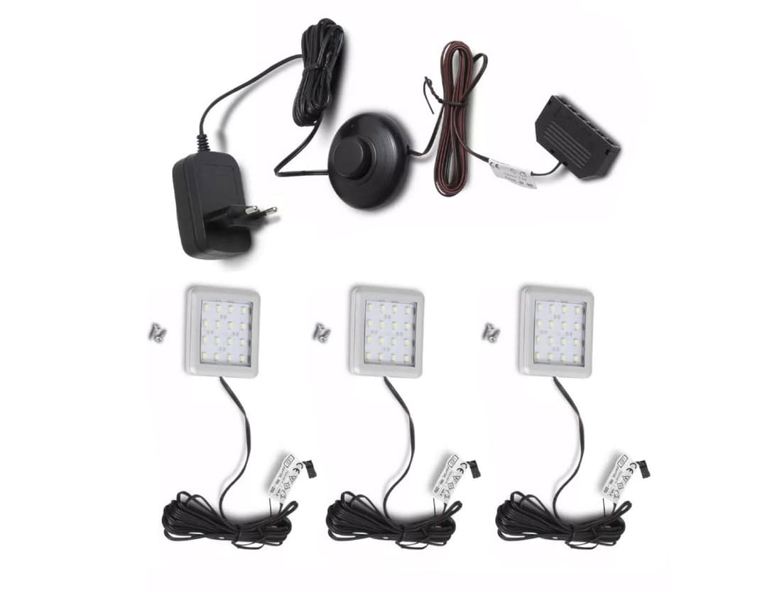 LED-Unterbauspots 3er Set