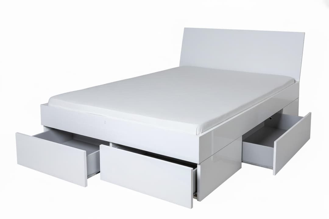 Stauraumbett